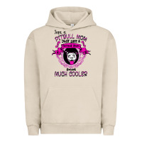 Pigment French Oak I'm A Pitbull Mom Just Like A Normal Mom Urban Hoodie - Bettercallsaul