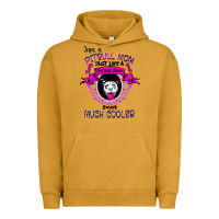 Pigment Peanut Butter I'm A Pitbull Mom Just Like A Normal Mom Urban Hoodie - Bettercallsaul