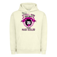 Pigment Pistachio I'm A Pitbull Mom Just Like A Normal Mom Urban Hoodie - Bettercallsaul