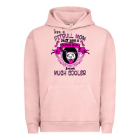 Pigment Salmon I'm A Pitbull Mom Just Like A Normal Mom Urban Hoodie - Bettercallsaul