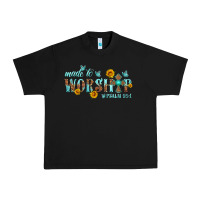 Black made to worship with sunflowers Urban Heavy Tee - HRA Design Shop