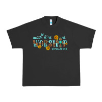 Pigment Black made to worship with sunflowers Urban Heavy Tee - HRA Design Shop