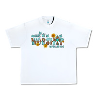 White made to worship with sunflowers Urban Heavy Tee - HRA Design Shop