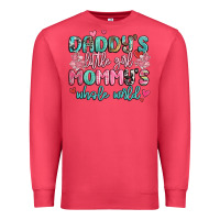 Cardinal daddy's little girl mommy's whole world Premium Sweatshirt - MaliasSmallBusiness