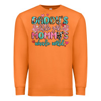 Carrot daddy's little girl mommy's whole world Premium Sweatshirt - MaliasSmallBusiness