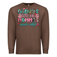 Chestnut daddy's little girl mommy's whole world Premium Sweatshirt - MaliasSmallBusiness
