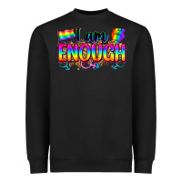 Black i am enough Heavyweight Sweatshirt - Zillion Design Studio