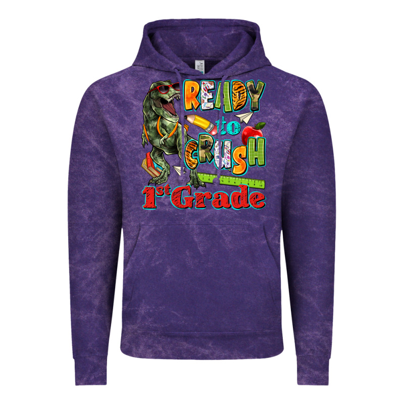 Ready To Crush First Grade Vintage Hoodie by texasbilliewilder | Teevron
