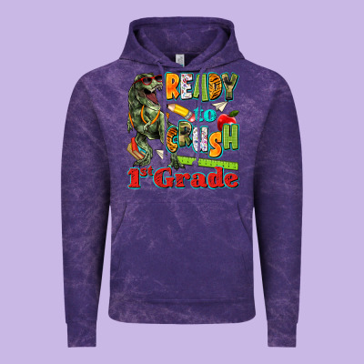Ready To Crush First Grade Vintage Hoodie Designed By Texasbilliewilder