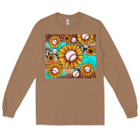 Toasted Coconut baseball leopard turquoise sunflower Long Sleeve Tee - JahusDesignShop