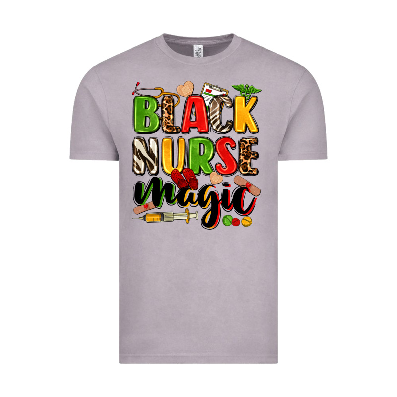 Black Nurse Magic Juneteenth Vintage Tee by Zillion Design Studio | Teevron