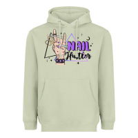 Matcha nail hustler Heavyweight Hoodie - MaliasSmallBusiness