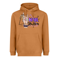 Meerkat nail hustler Heavyweight Hoodie - MaliasSmallBusiness