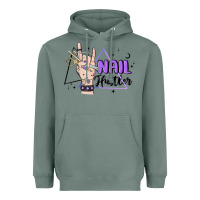 Sage nail hustler Heavyweight Hoodie - MaliasSmallBusiness