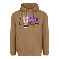 Toasted Coconut nail hustler Heavyweight Hoodie - MaliasSmallBusiness