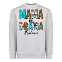 Mama Of Drama Girl Mom Heavyweight Sweatshirt | Teevron