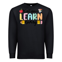 Black y'all gonna learn today Premium Sweatshirt - MaliasSmallBusiness