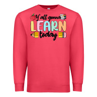 Cardinal y'all gonna learn today Premium Sweatshirt - MaliasSmallBusiness