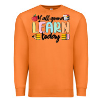 Carrot y'all gonna learn today Premium Sweatshirt - MaliasSmallBusiness