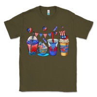 Army Green 4th of july coffee cups Classic Tee - AdoDesignShop