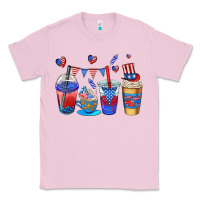 Bubblegum Pink 4th of july coffee cups Classic Tee - AdoDesignShop