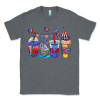 Charcoal Heather 4th of july coffee cups Classic Tee - AdoDesignShop