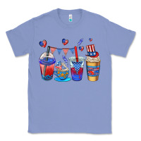 Colony Blue 4th of july coffee cups Classic Tee - AdoDesignShop