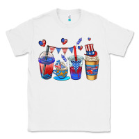 White 4th of july coffee cups Classic Tee - AdoDesignShop
