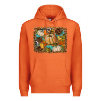 Carrot fall pumpkin background Premium Hoodie - BundleAndBundleShop