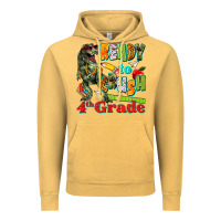 Vintage Mustard ready to crush fourth grade Vintage Hoodie - texasbilliewilder