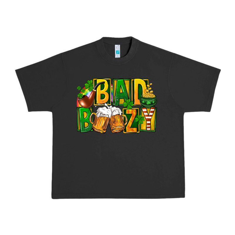 Bad Boozy St Patricks Urban Heavy Tee by FaDigitalArtStudio | Teevron