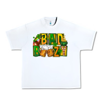 White bad boozy st patricks Urban Heavy Tee - FaDigitalArtStudio