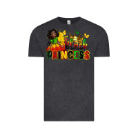 Vintage Black Black princess juneteenth Vintage Tee - Zillion Design Studio