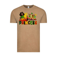 Vintage Coffee Black princess juneteenth Vintage Tee - Zillion Design Studio