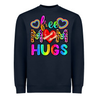 Navy free mom hugs Heavyweight Sweatshirt - Zillion Design Studio