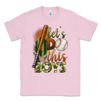Bubblegum Pink let's do this boys field baseball Classic Tee - BundleAndBundleShop