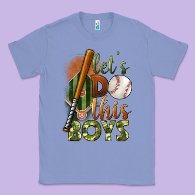 Let's Do This Boys Field Baseball Classic Tee Designed By Bundleandbundleshop