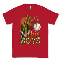 Red let's do this boys field baseball Classic Tee - BundleAndBundleShop