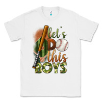 White let's do this boys field baseball Classic Tee - BundleAndBundleShop