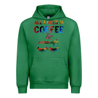 All I Need Is Coffee And Mascara Urban Hoodie | Teevron