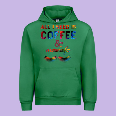 All I Need Is Coffee And Mascara Urban Hoodie Designed By Bettercallsaul