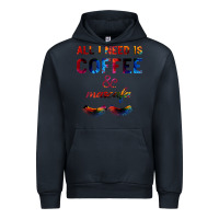 Navy All I Need Is Coffee And Mascara Urban Hoodie - Bettercallsaul