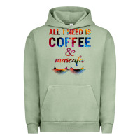 Pigment Oil Green All I Need Is Coffee And Mascara Urban Hoodie - Bettercallsaul