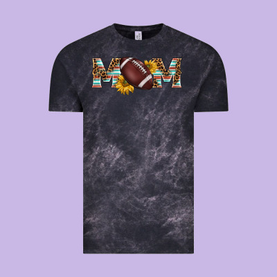 American Football Mom Vintage Tee Designed By Barkaloodesign