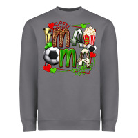 Storm mama soccer with popcorn Heavyweight Sweatshirt - texasbilliewilder