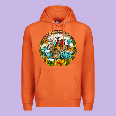 Teaching My Tribe Round Earring Premium Hoodie Designed By Bundleandbundleshop