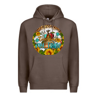 Coffee teaching my tribe round earring Premium Hoodie - BundleAndBundleShop