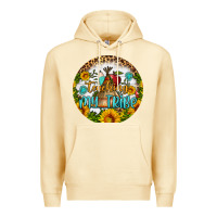 Pina Colada teaching my tribe round earring Premium Hoodie - BundleAndBundleShop