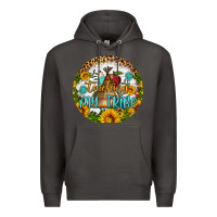 Smoke teaching my tribe round earring Premium Hoodie - BundleAndBundleShop