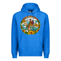 True Royal teaching my tribe round earring Premium Hoodie - BundleAndBundleShop
